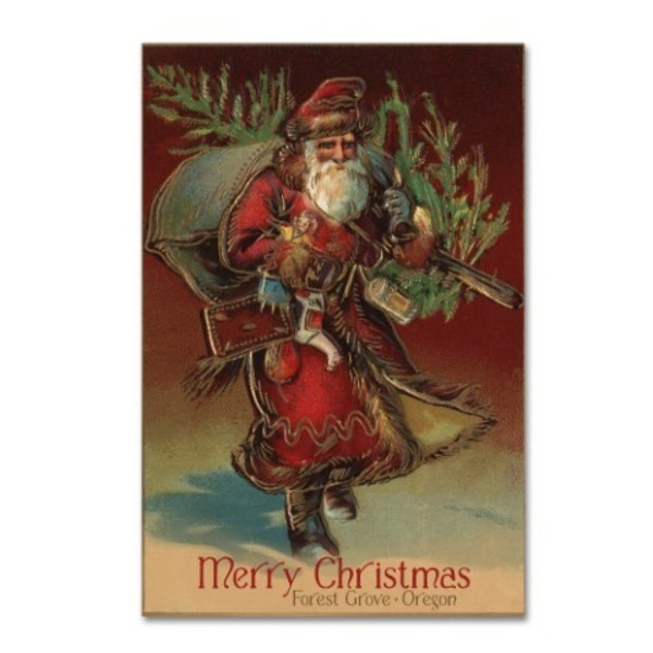 Trademark Fine Art Lantern Press 'Santa Claus 4' Canvas Art, 16x24 ALI09591-C1624GG